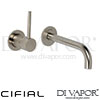 Cifial 32405MI-X20 U PVD X20 2H Wall Basin Mixer Tap Left Side Spare Parts